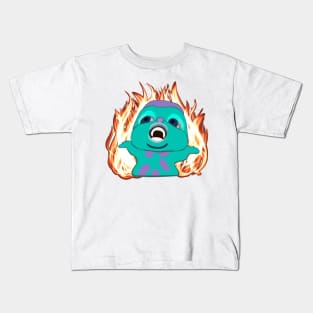 Bibble fire meme Kids T-Shirt